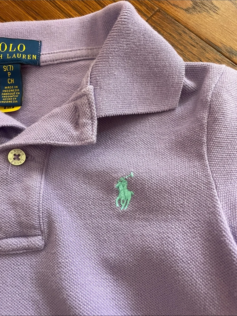 Ralph Lauren Lavender Girls Polo Shirt